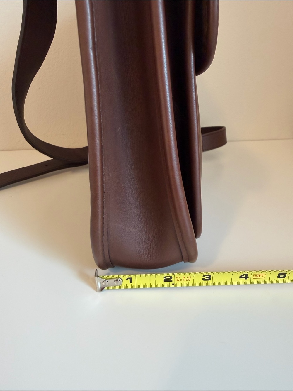 Vintage Coach Large Sidepack 9979 Mahogany - Picture 16 of 16
